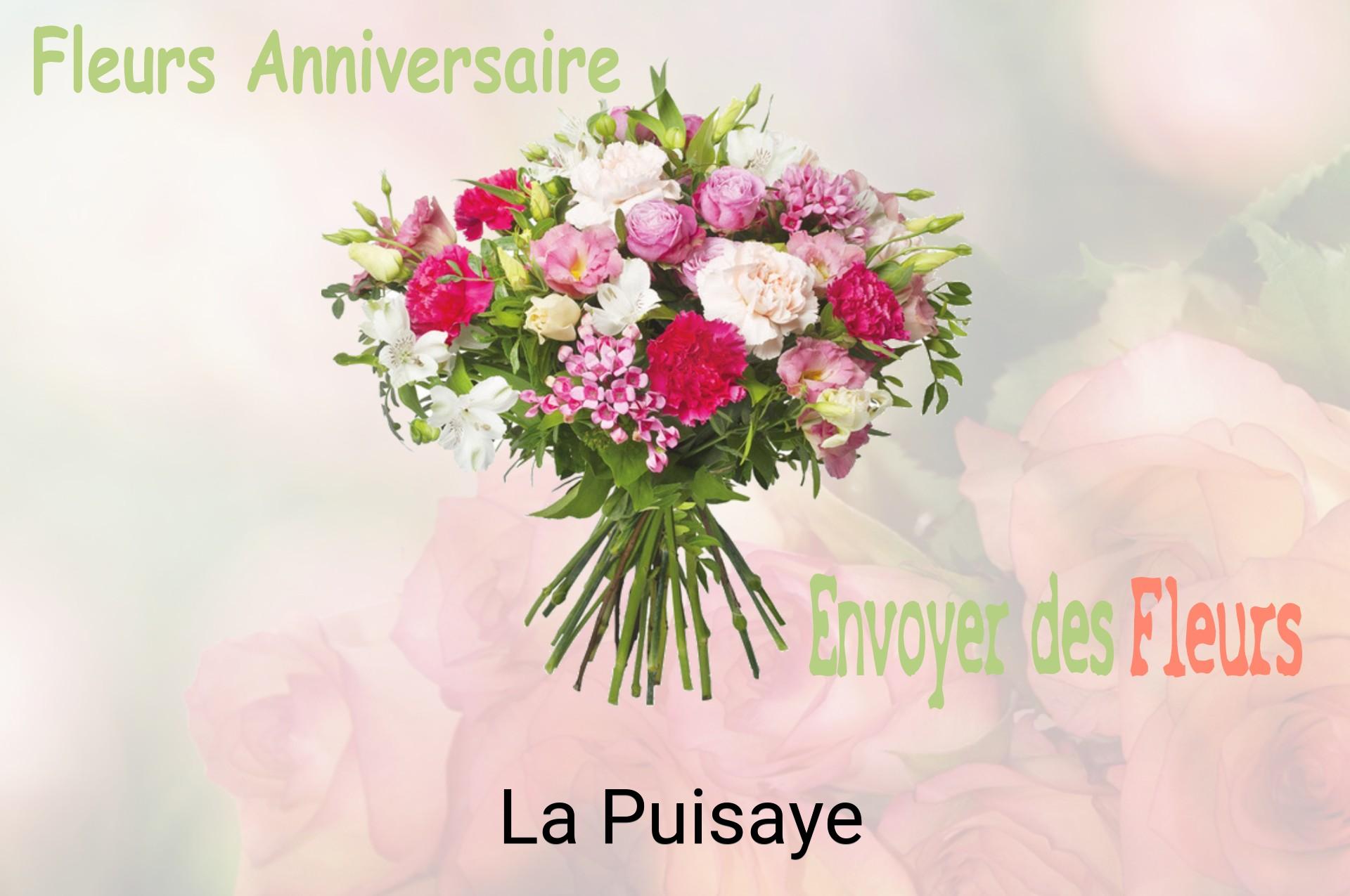 Bouquet de fleurs d’anniversaire livré à La Puisaye